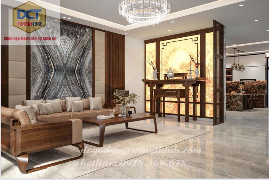 nội thất phòng thờ pT44